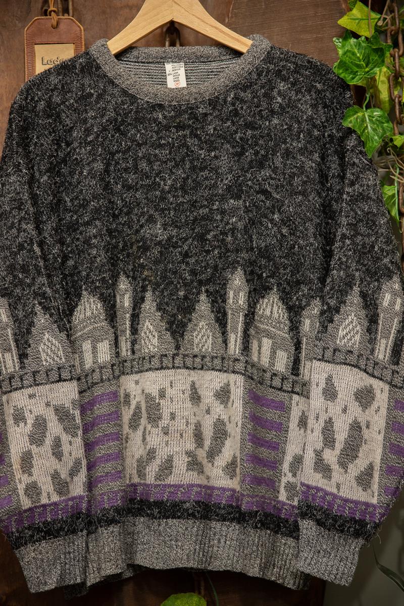90s Aztec Wool Kazak