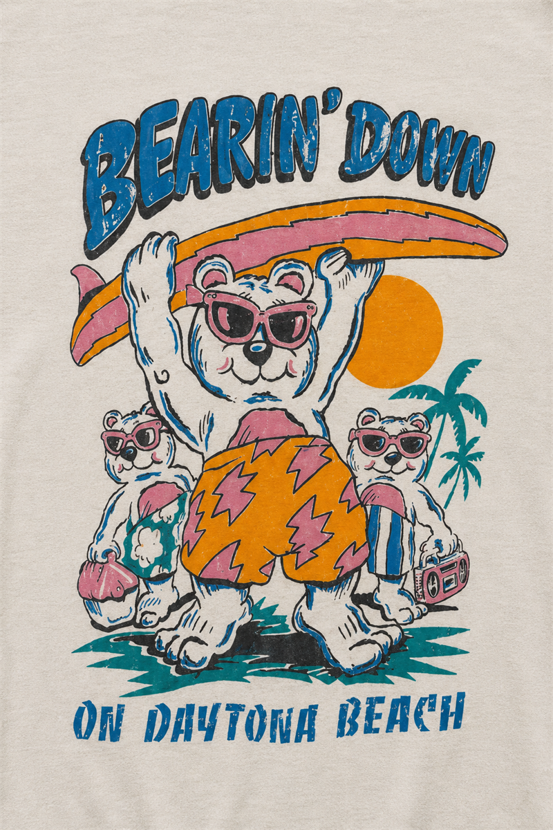 90s Bearin Sörf Tişört