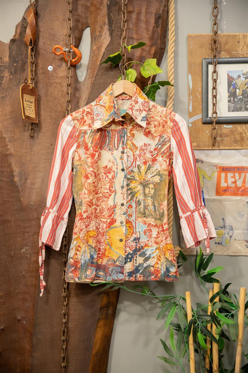 90s Bohemian Classic Gömlek