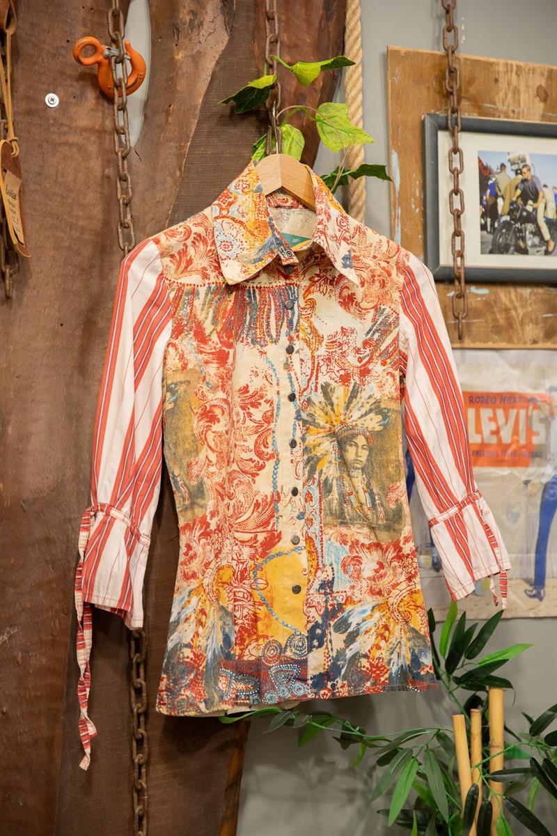 90s Bohemian Classic Gömlek