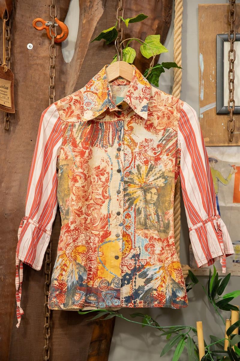 90s Bohemian Classic Gömlek