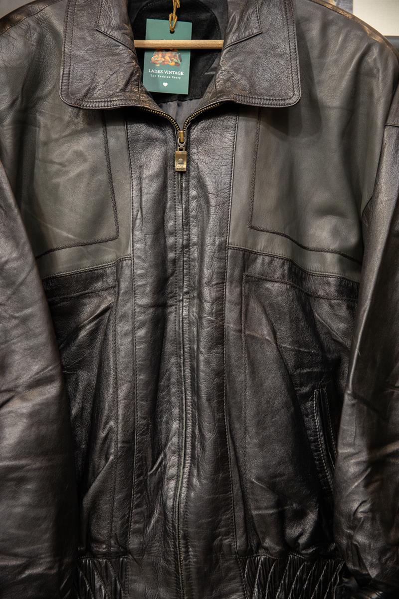 90s Bomber Deri Ceket