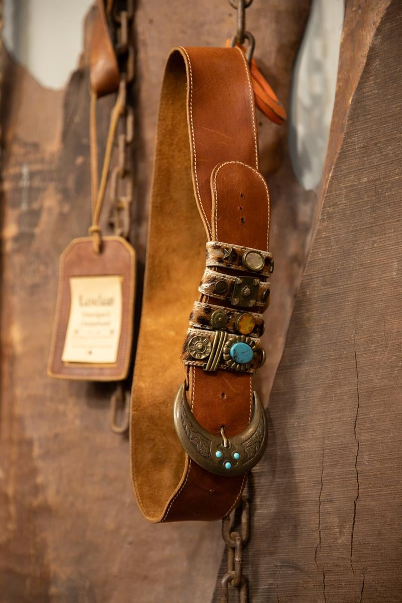 90s Brown Boho Western Kemer