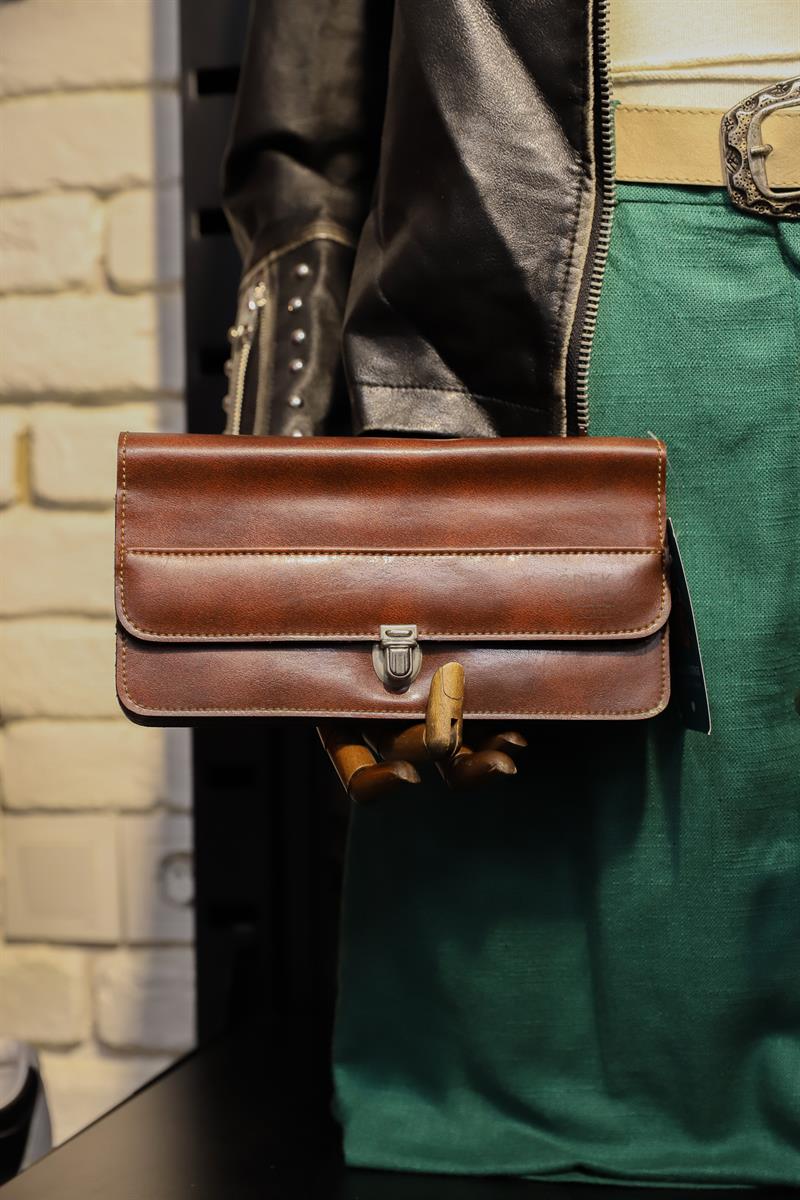 90s Brown Classic Cüzdan