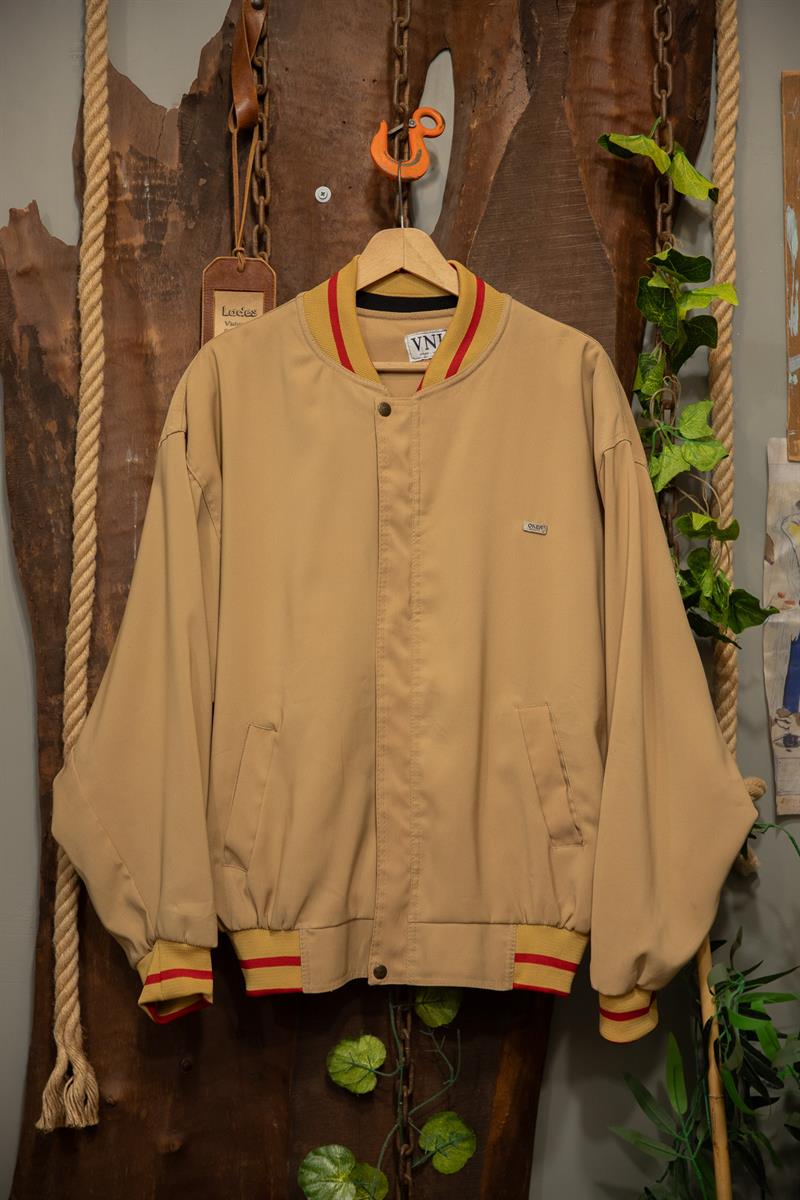 90s Camel Bomber Ceket