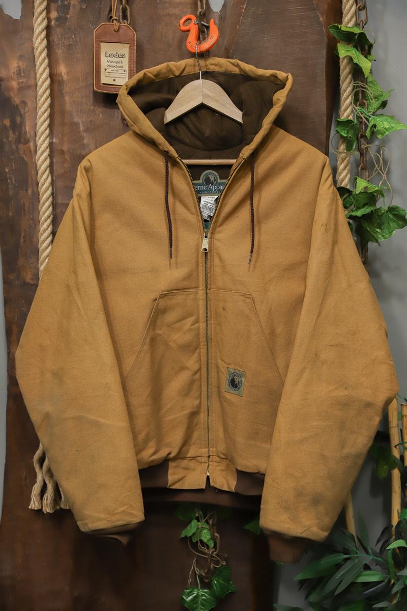 90s Canvas American Hooded Ceket/Mont