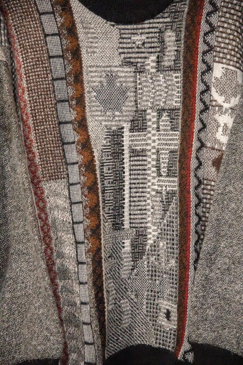 90s Classic İtalian Oversize Wool Kazak