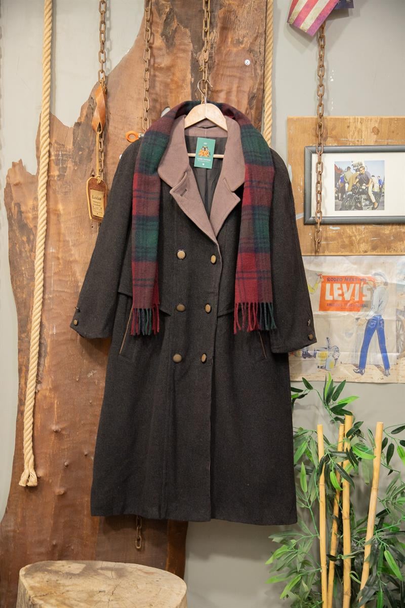 90s Classic Kaşe Kaban