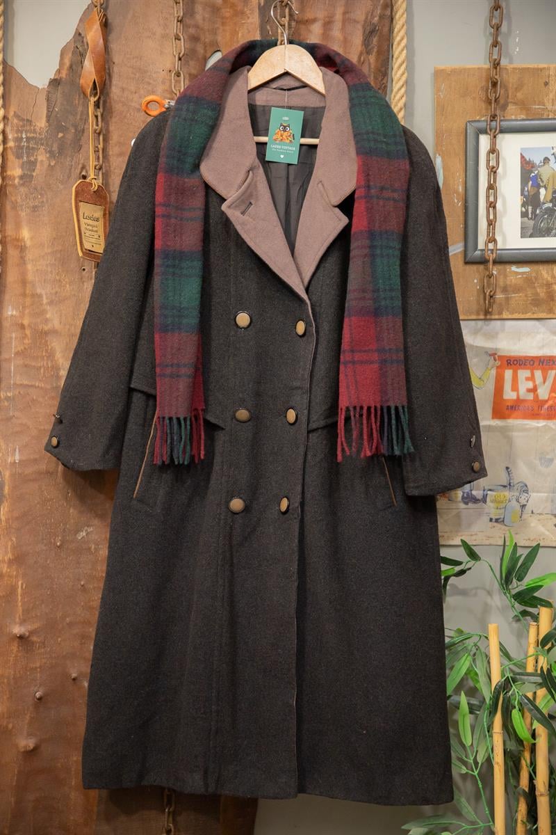 90s Classic Kaşe Kaban