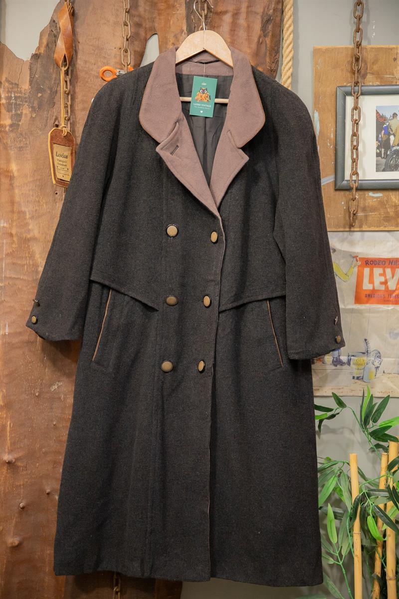 90s Classic Kaşe Kaban