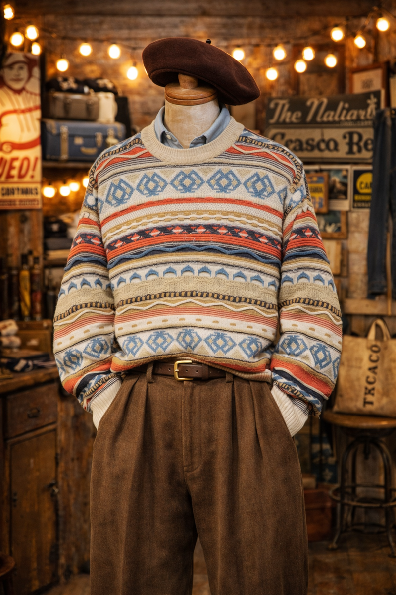 90s Coogi 3D Wool Kazak