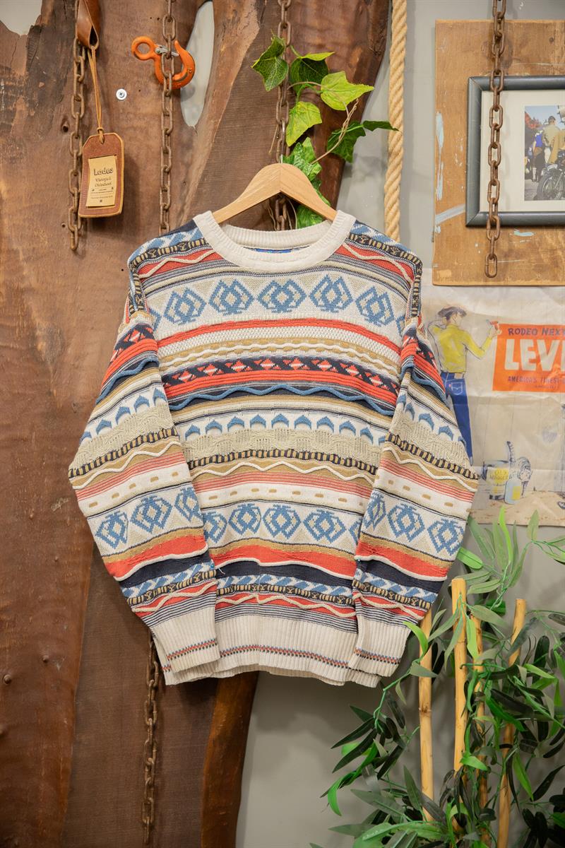90s Coogi 3D Wool Kazak