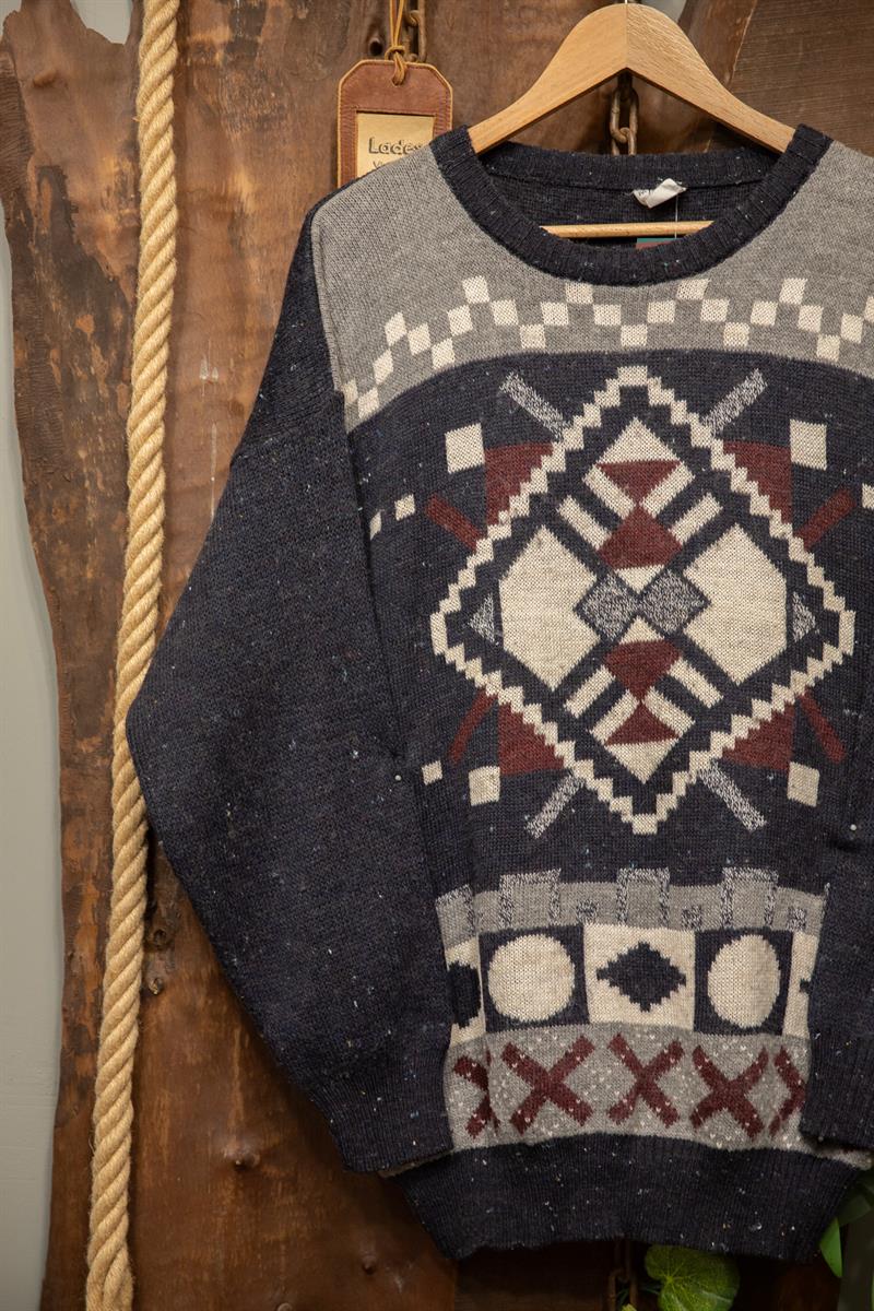 90s Cozy Nordic Oversize Kazak