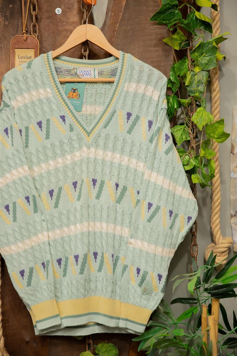 90s DONNY&MAX V-Neck Kazak