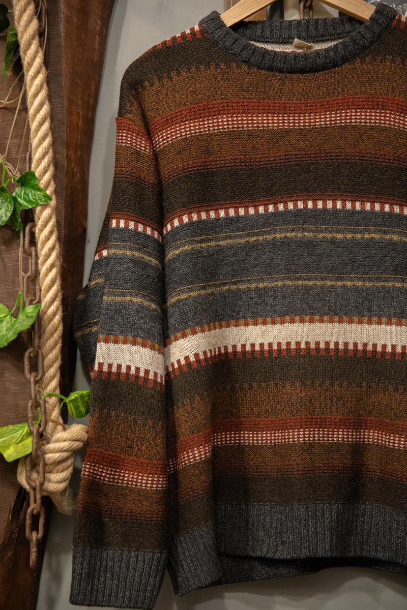 90s Etnik Wool Kazak