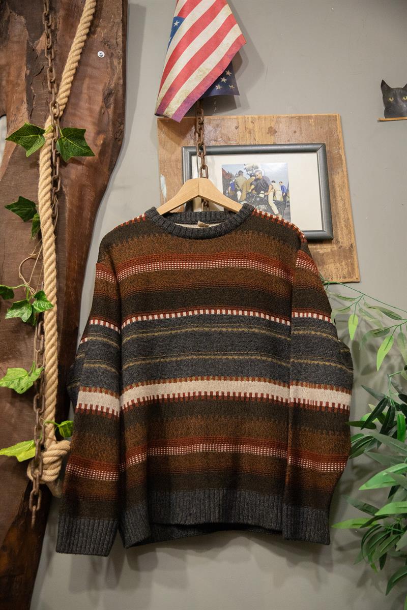 90s Etnik Wool Kazak