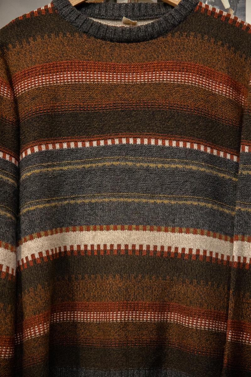 90s Etnik Wool Kazak