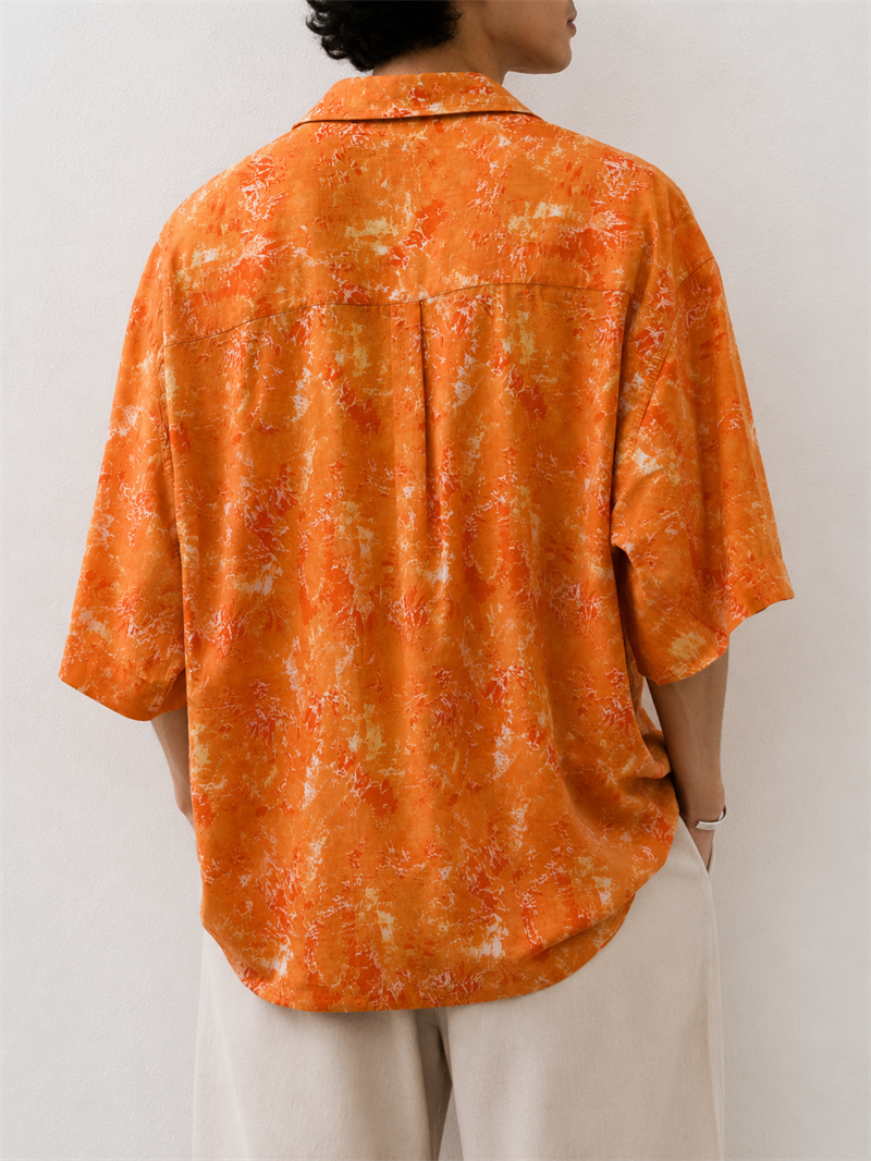 90s Festival Batik Desen Gömlek