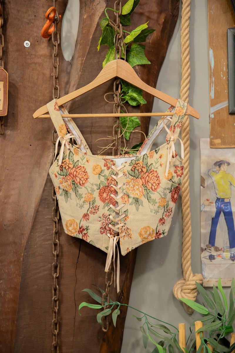 90s Floral Rose Corse