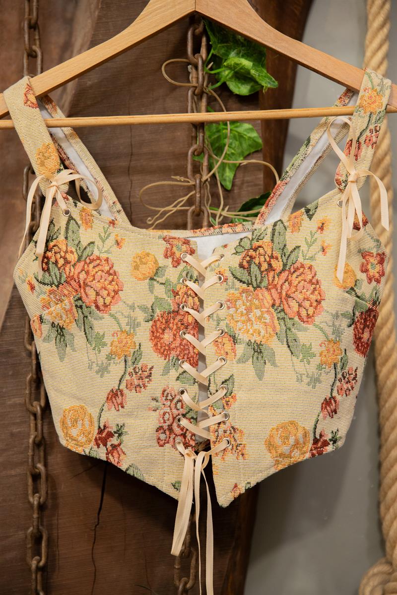 90s Floral Rose Corse