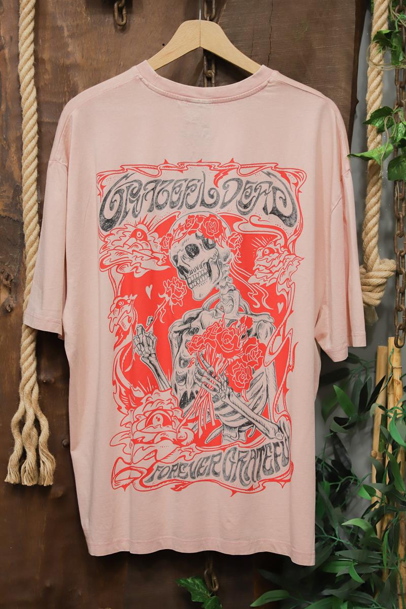 90s Grateful Dead Pink Tişört