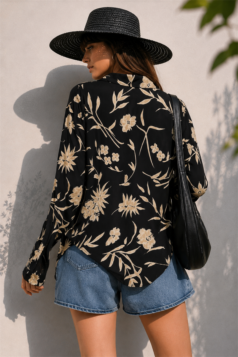 90s Grunge/Boho Oversize Gömlek