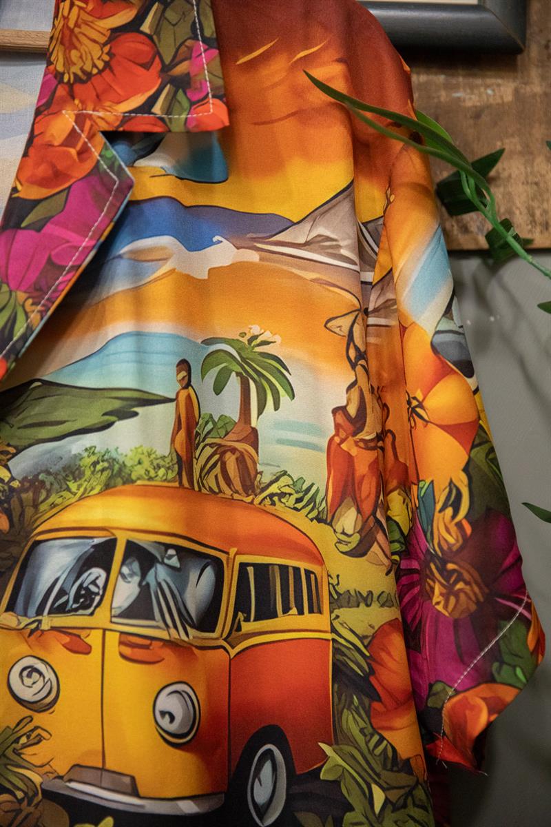 90s Hawaii Salaş Gömlek