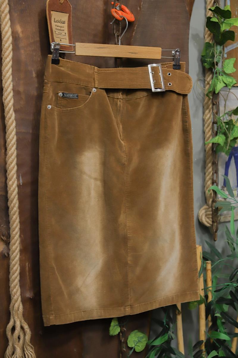 90s High-Waist Kadife Etek