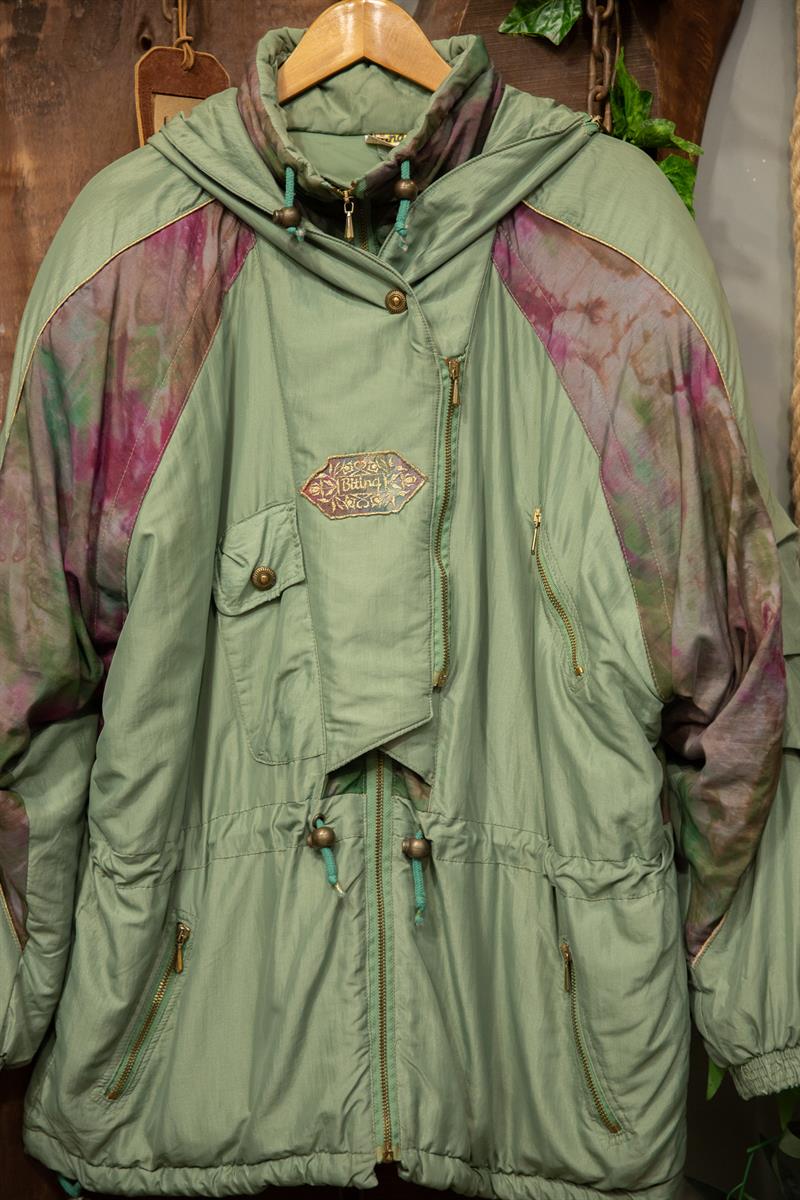 90s Hooded Tie Oversize Mont