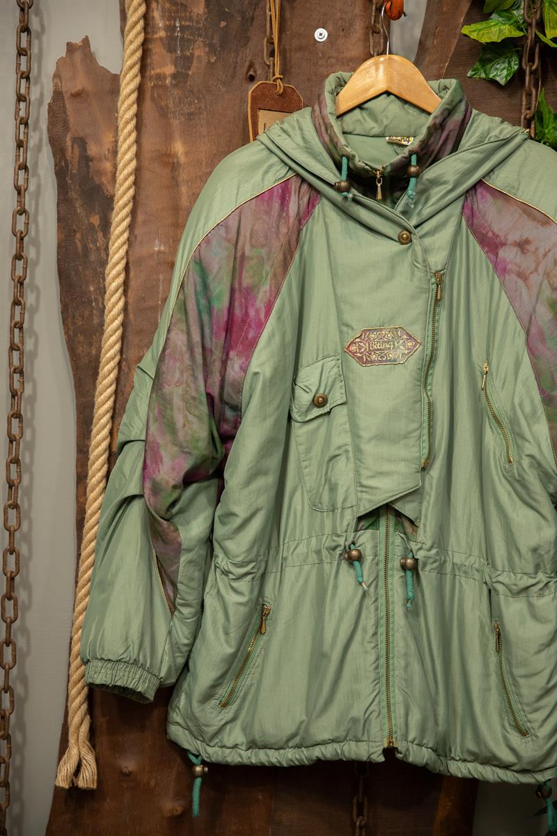 90s Hooded Tie Oversize Mont