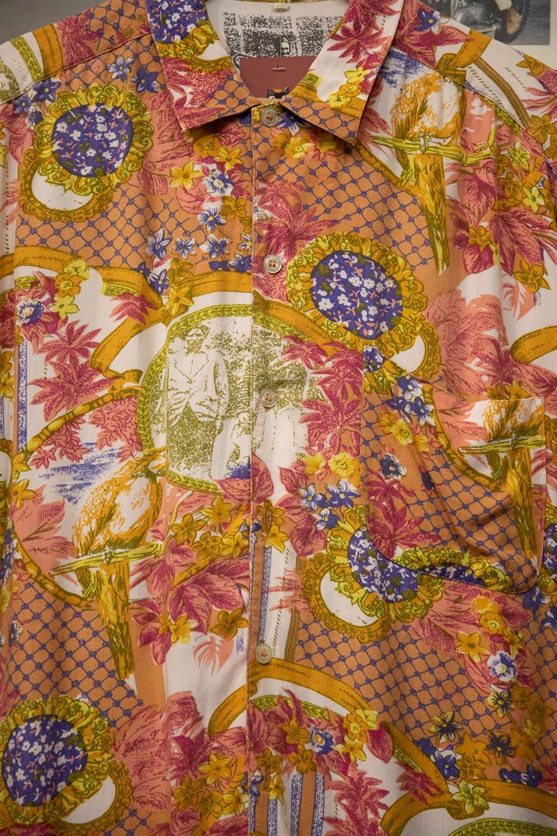 90s İtalian Etnik Gömlek