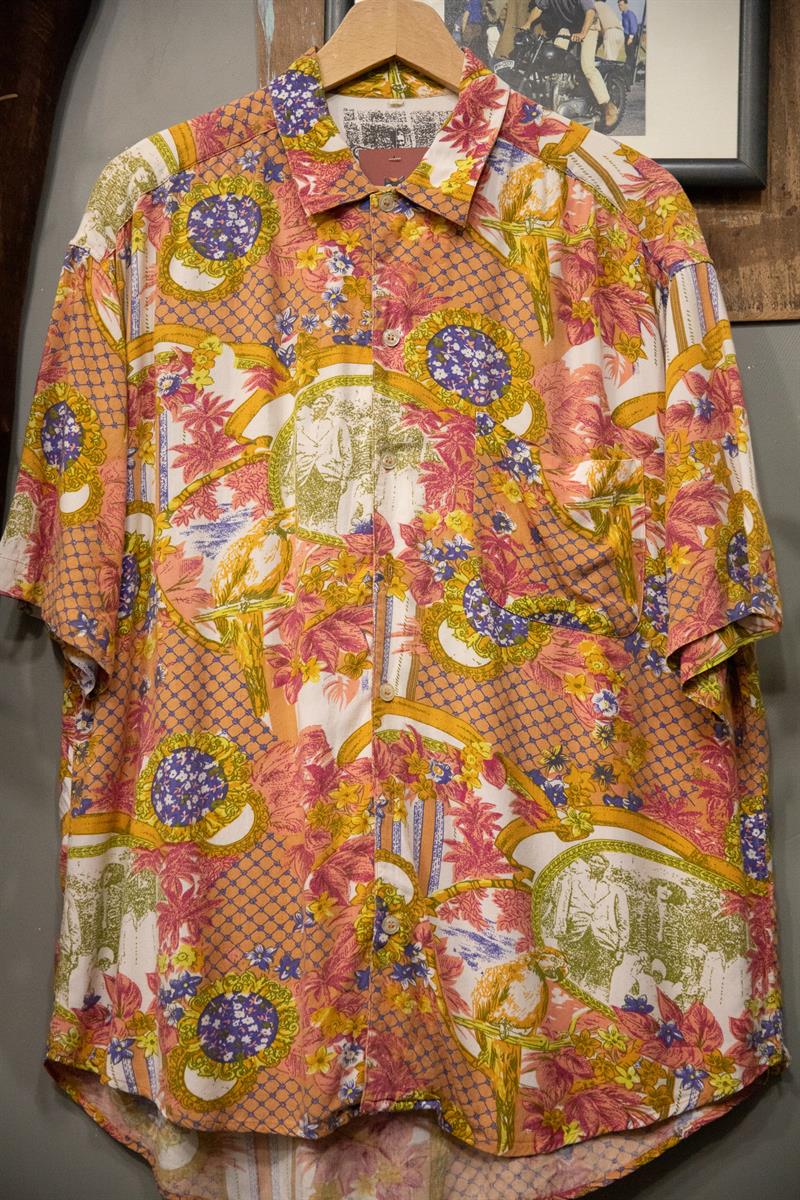 90s İtalian Etnik Gömlek