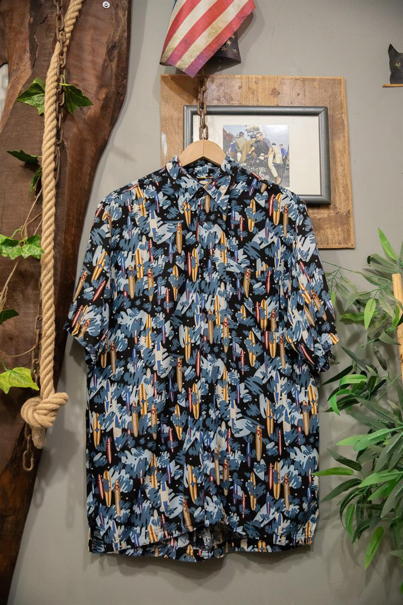 90s İtalian Etnik Gömlek