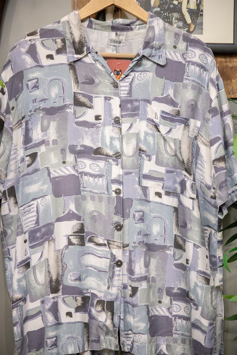 90s İtalian Salaş Gömlek