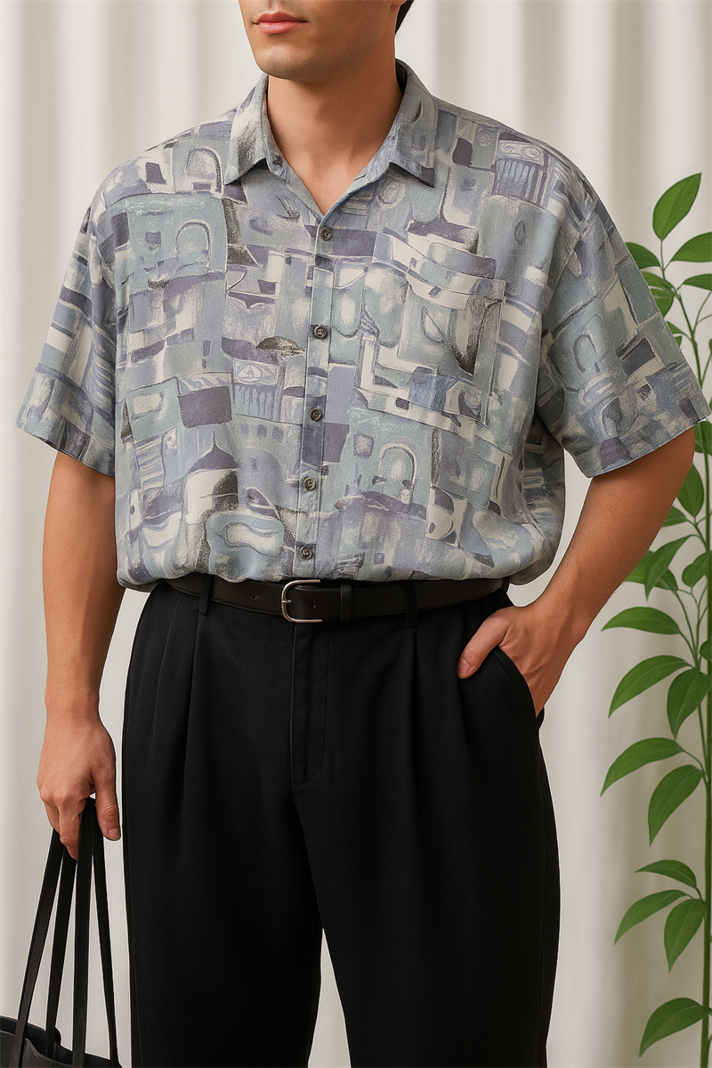 90s İtalian Salaş Gömlek