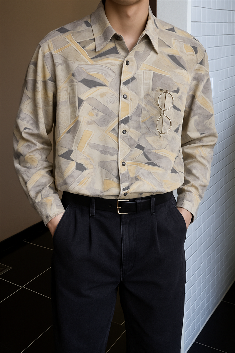 90s İtalian Salaş Gömlek