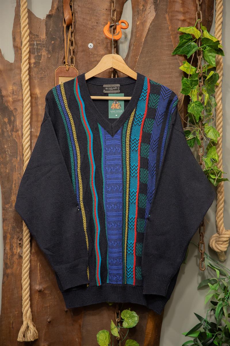 90s Italy Coogi V Yaka Kazak