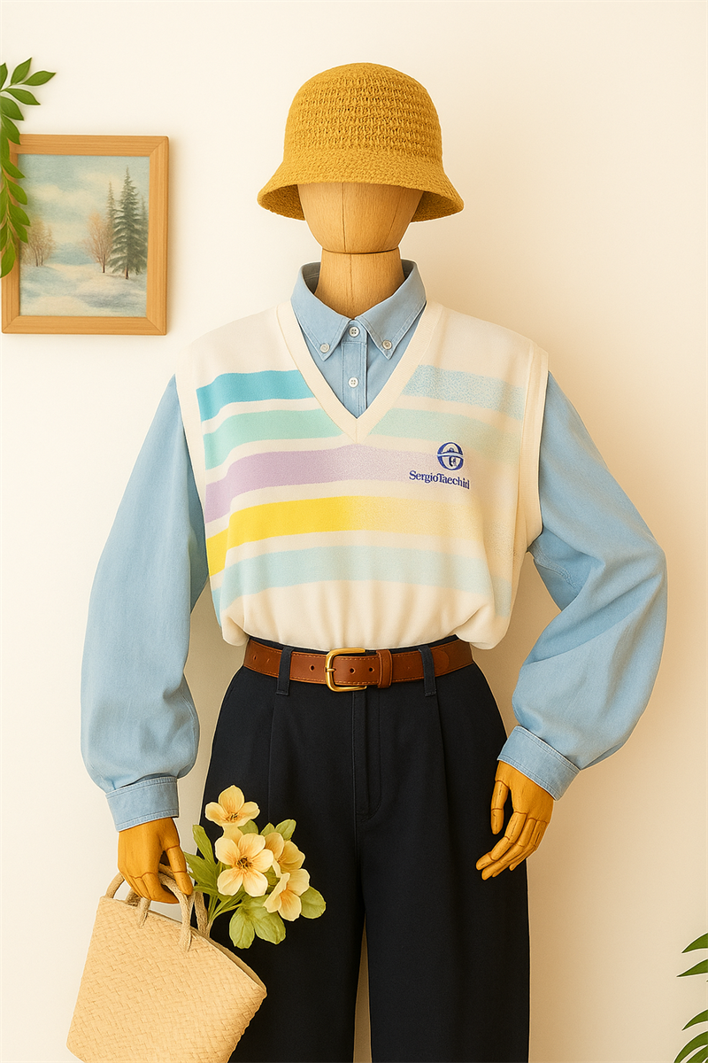90s ITALY Sergio  Tacchhini Süveter