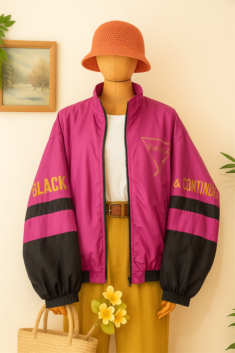 90s Multicolor Spor Ceket