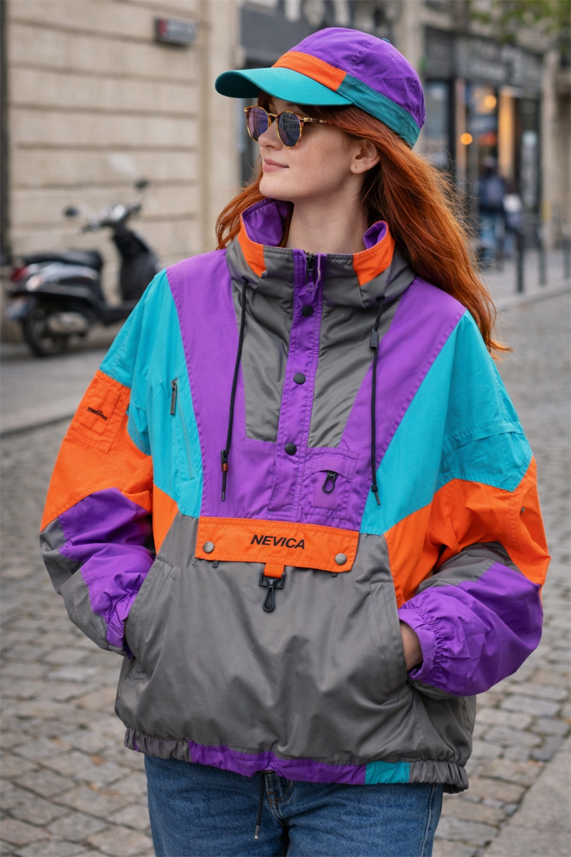 90s Nevica Multicolor Spor Ceket
