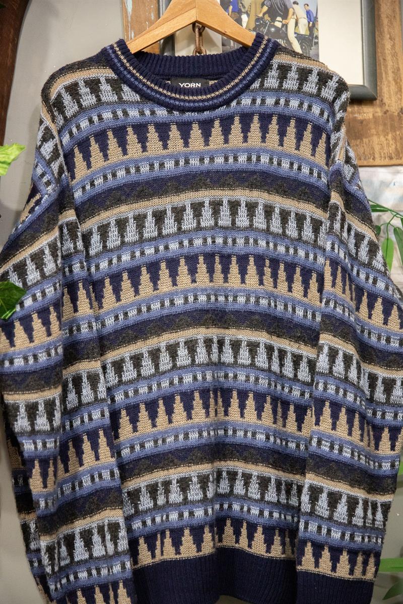 90s Nordic Laciver Oversize Kazak