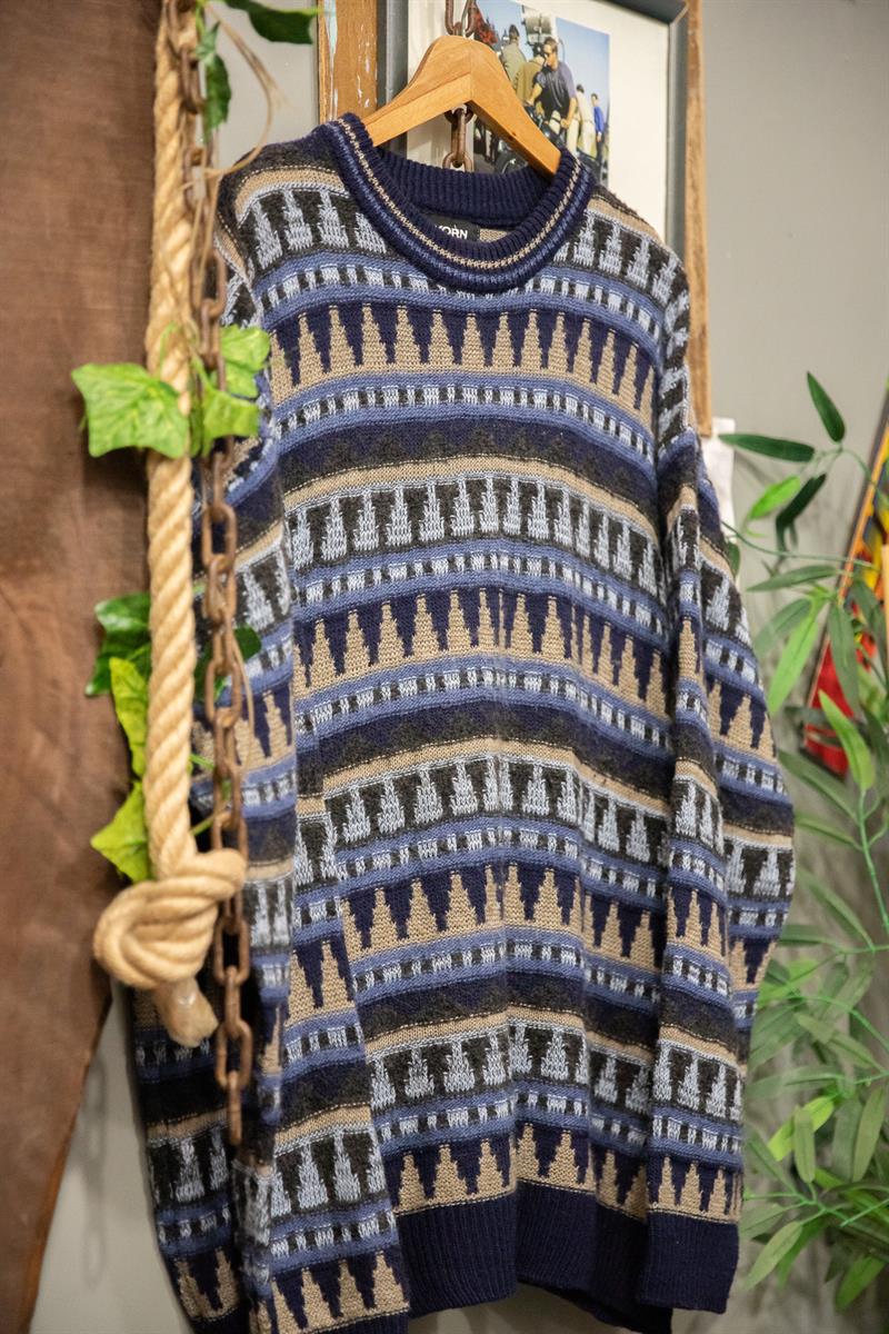 90s Nordic Laciver Oversize Kazak