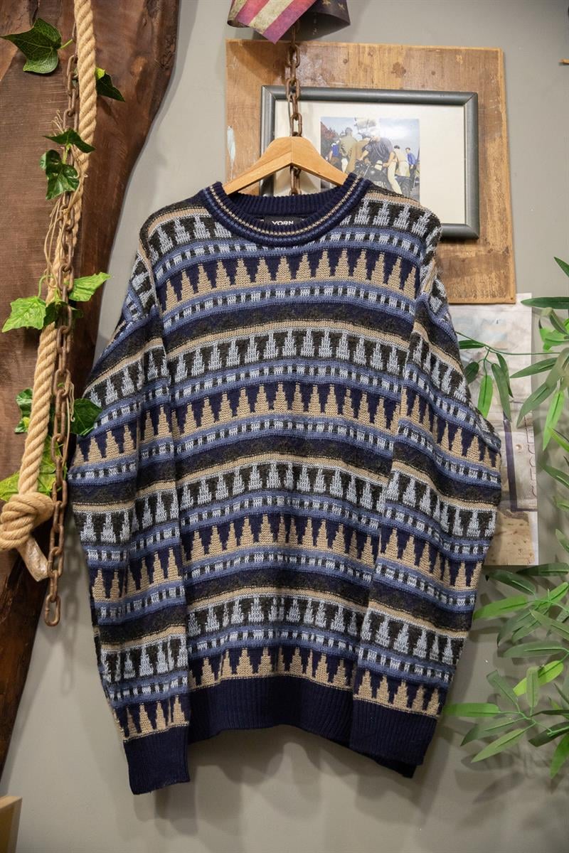 90s Nordic Laciver Oversize Kazak