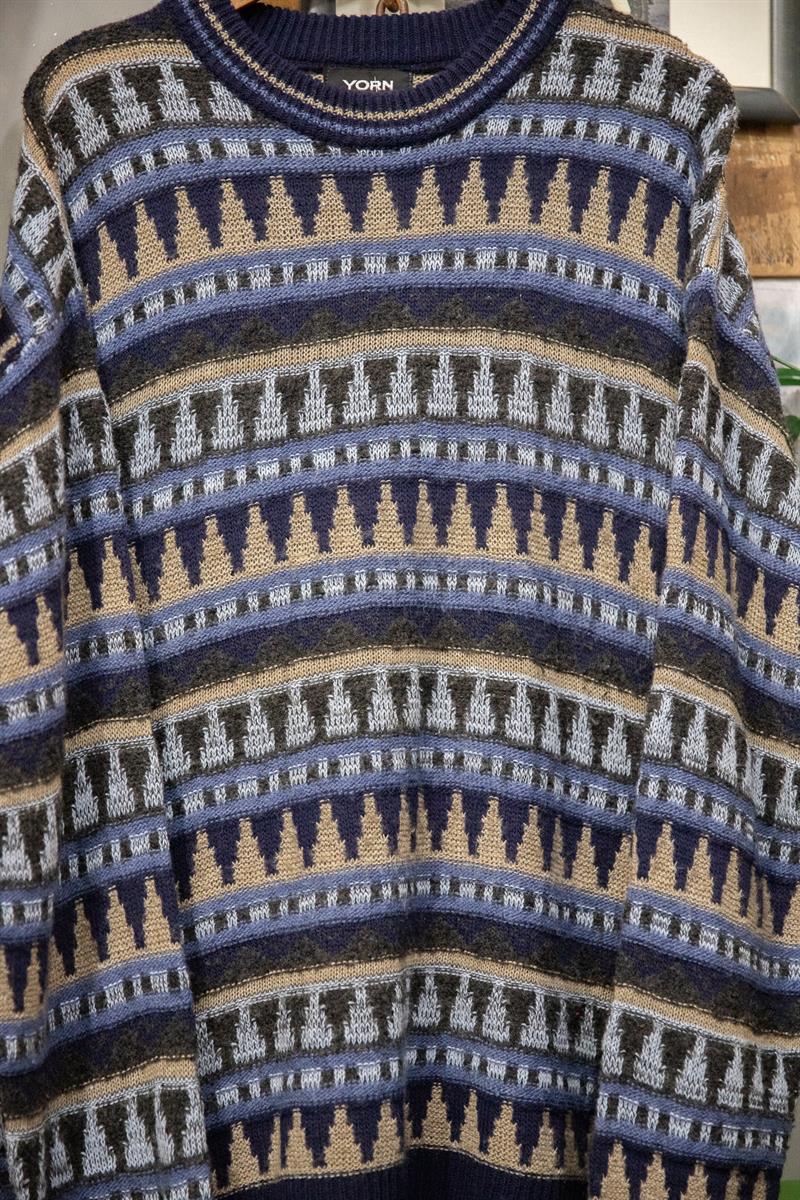 90s Nordic Laciver Oversize Kazak