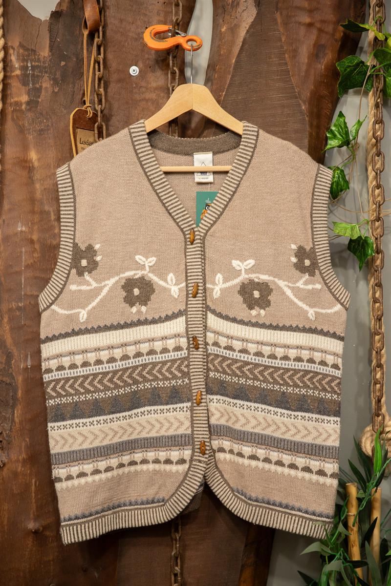 90s Nordic Oversize Yelek