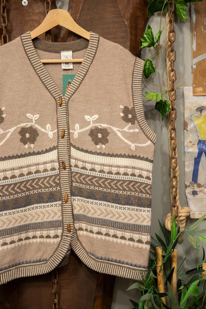 90s Nordic Oversize Yelek