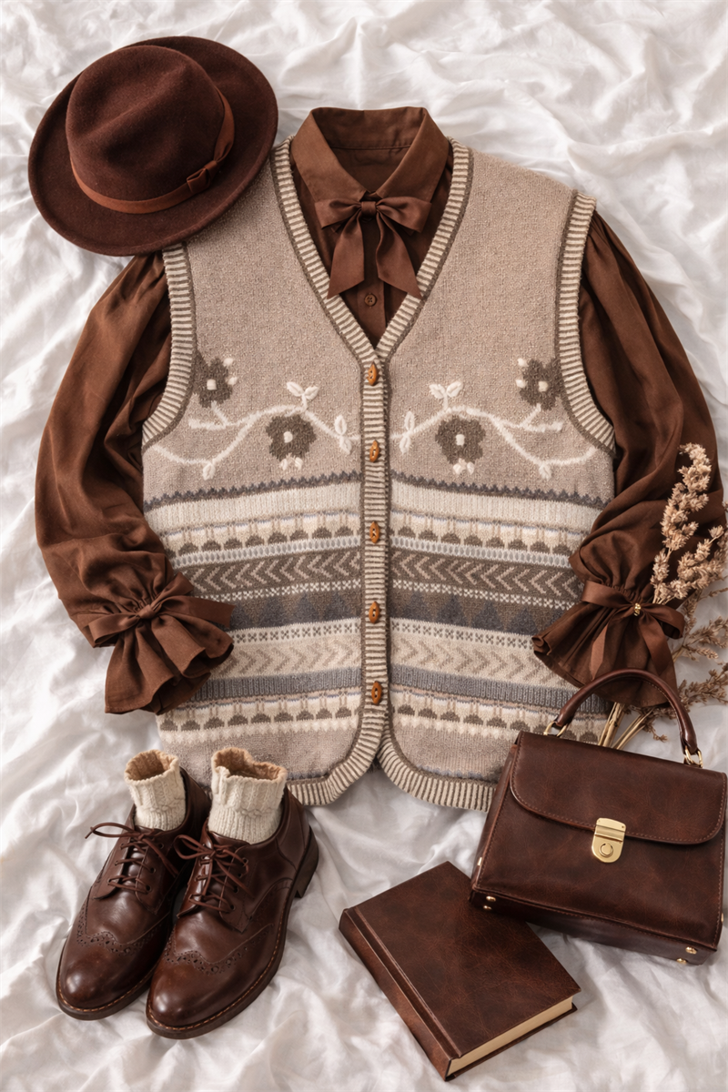 90s Nordic Oversize Yelek