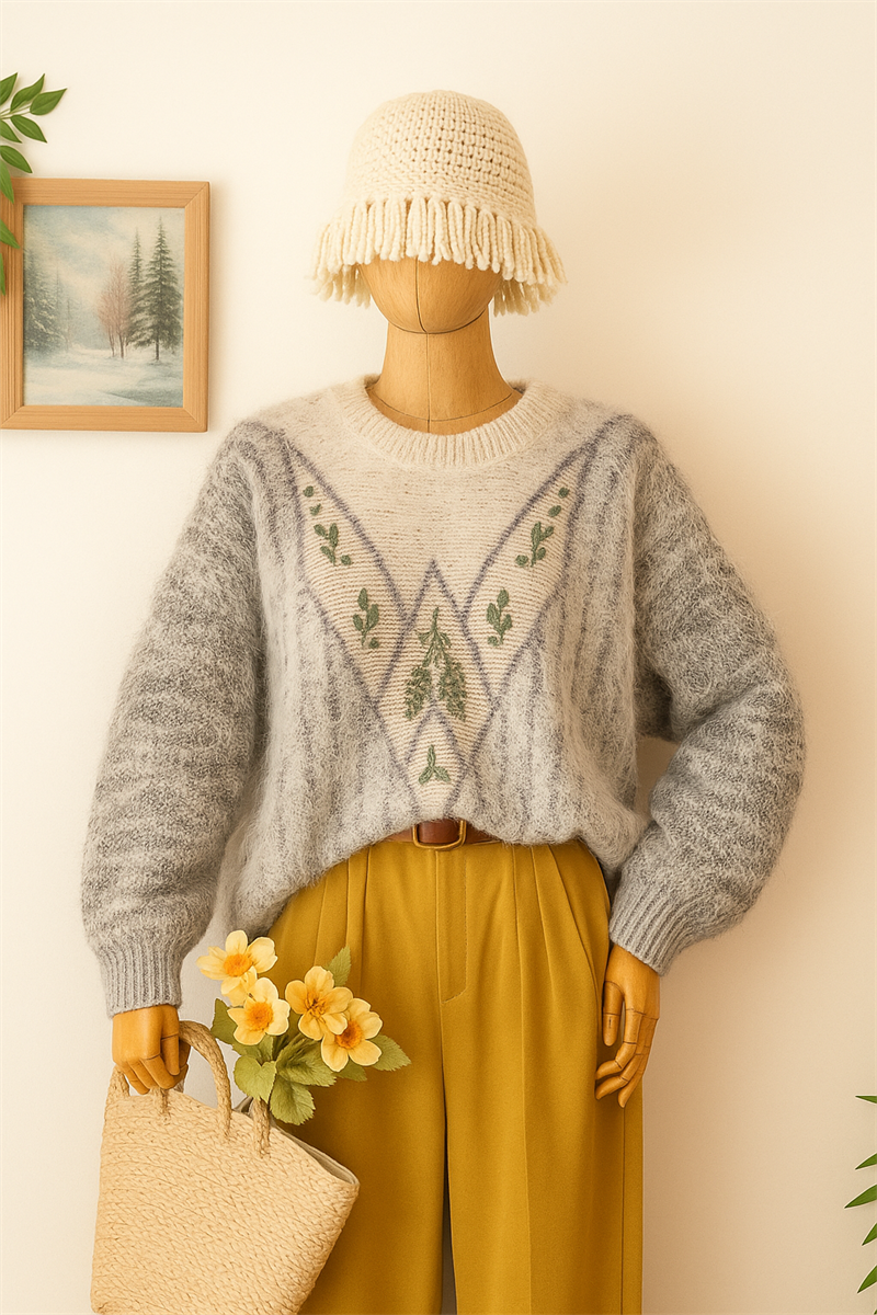 90s Nordic Wool Kazak