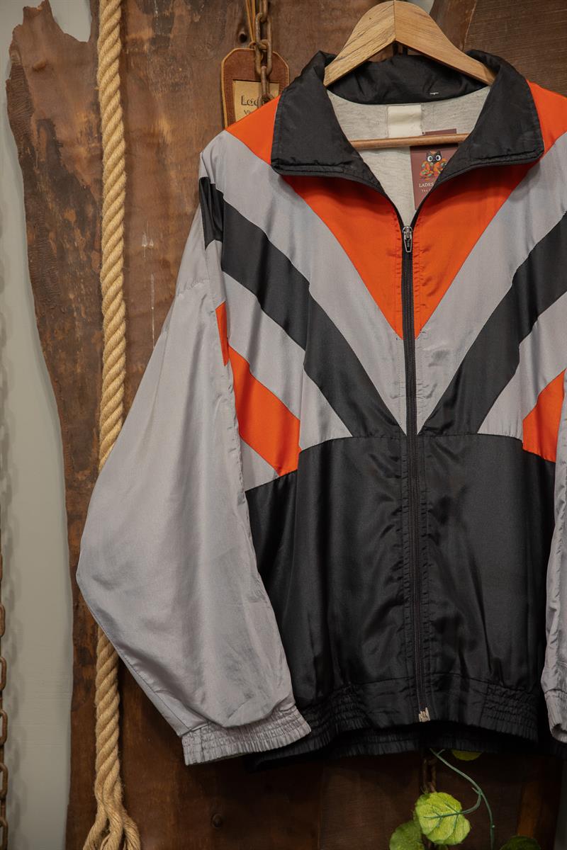 90s Oversize Bomber Spor Ceket