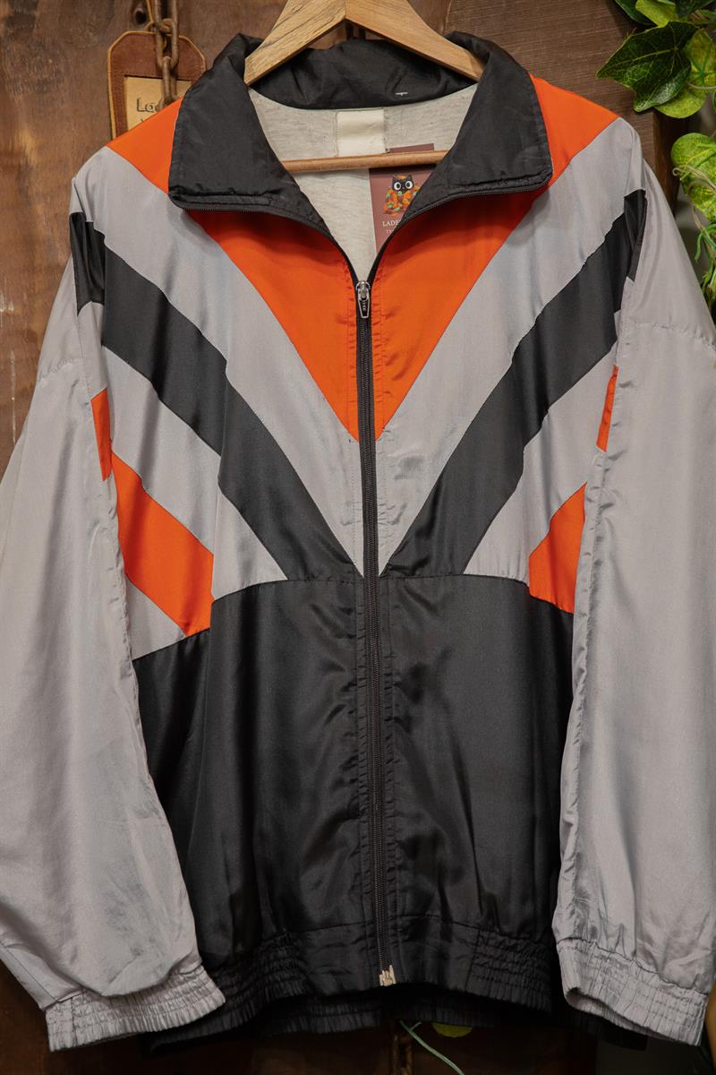 90s Oversize Bomber Spor Ceket